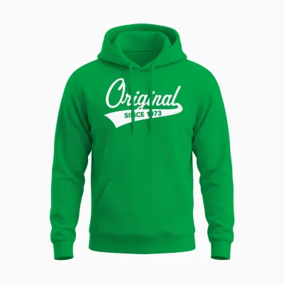 Original Since 1973 (year of Birth, Birthday / W) Unisex Hoodie - Irish Green
