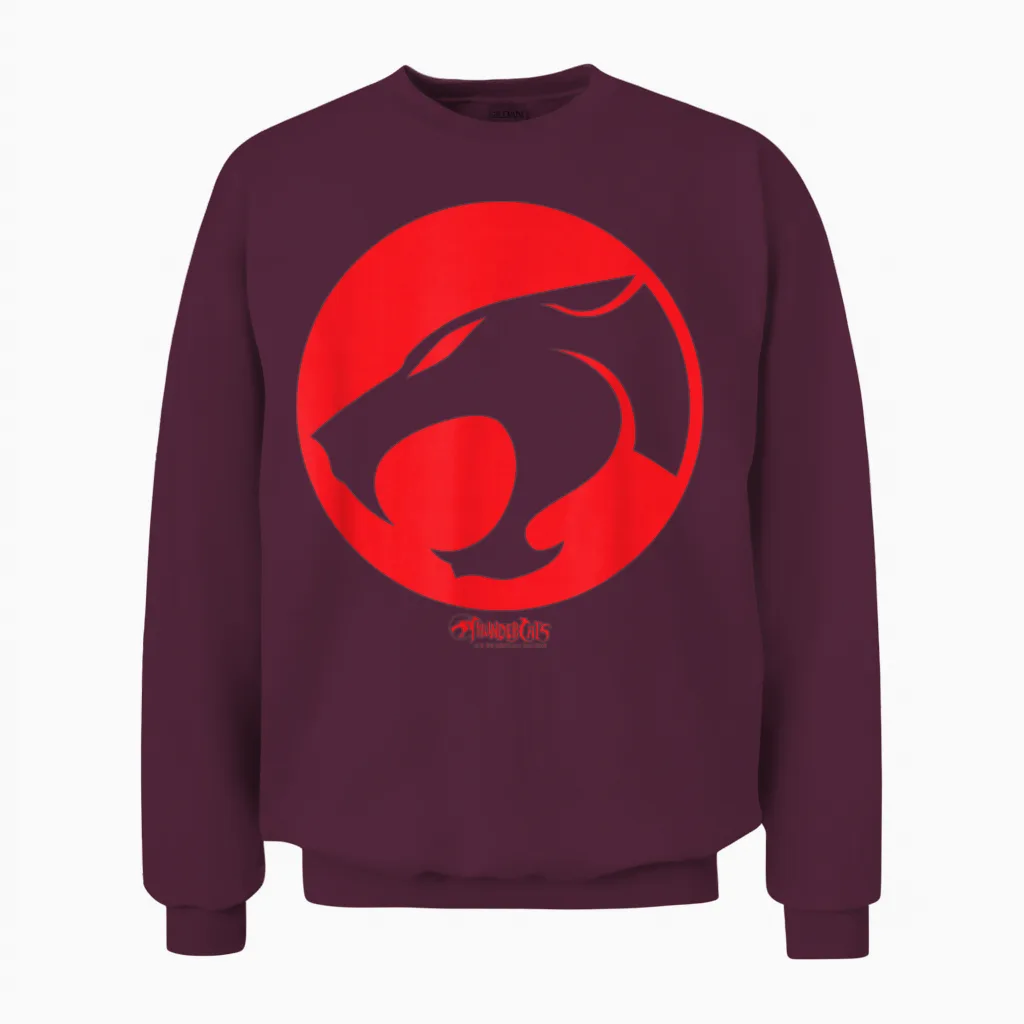 Thundercats Red Logo Unisex Sweatshirt in Maroon