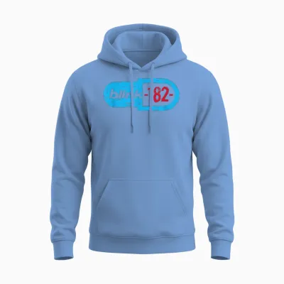 Blink-182 Official State Enema T-Shirt, White, S Unisex Hoodie - Carolina Blue
