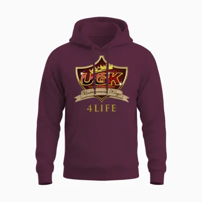 Ugk 4 Life Unisex Hoodie - Maroon