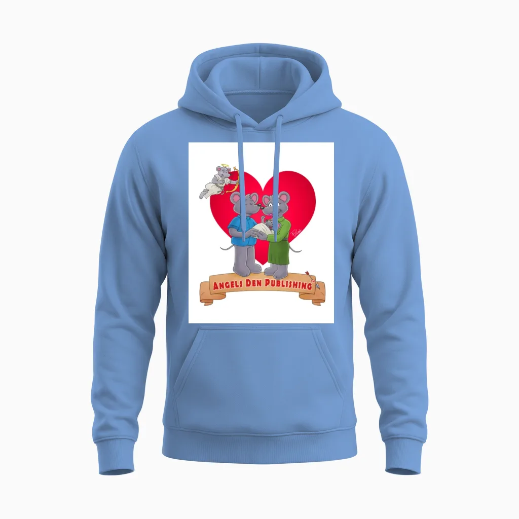 Angel Den Publishing Logo 2025 Unisex Hoodie in Carolina Blue