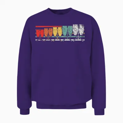 Congas Conga Drum Unisex Sweatshirt - Purple