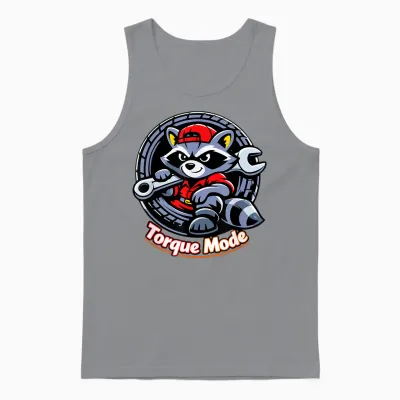 Design Graphique De Pneu De Mécanicien Raton Laveur Unisex Tank Top - Sport Grey