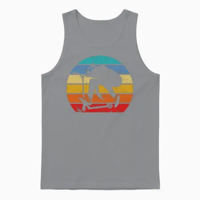 Stunt Scooter Unisex Tank Top - Sport Grey