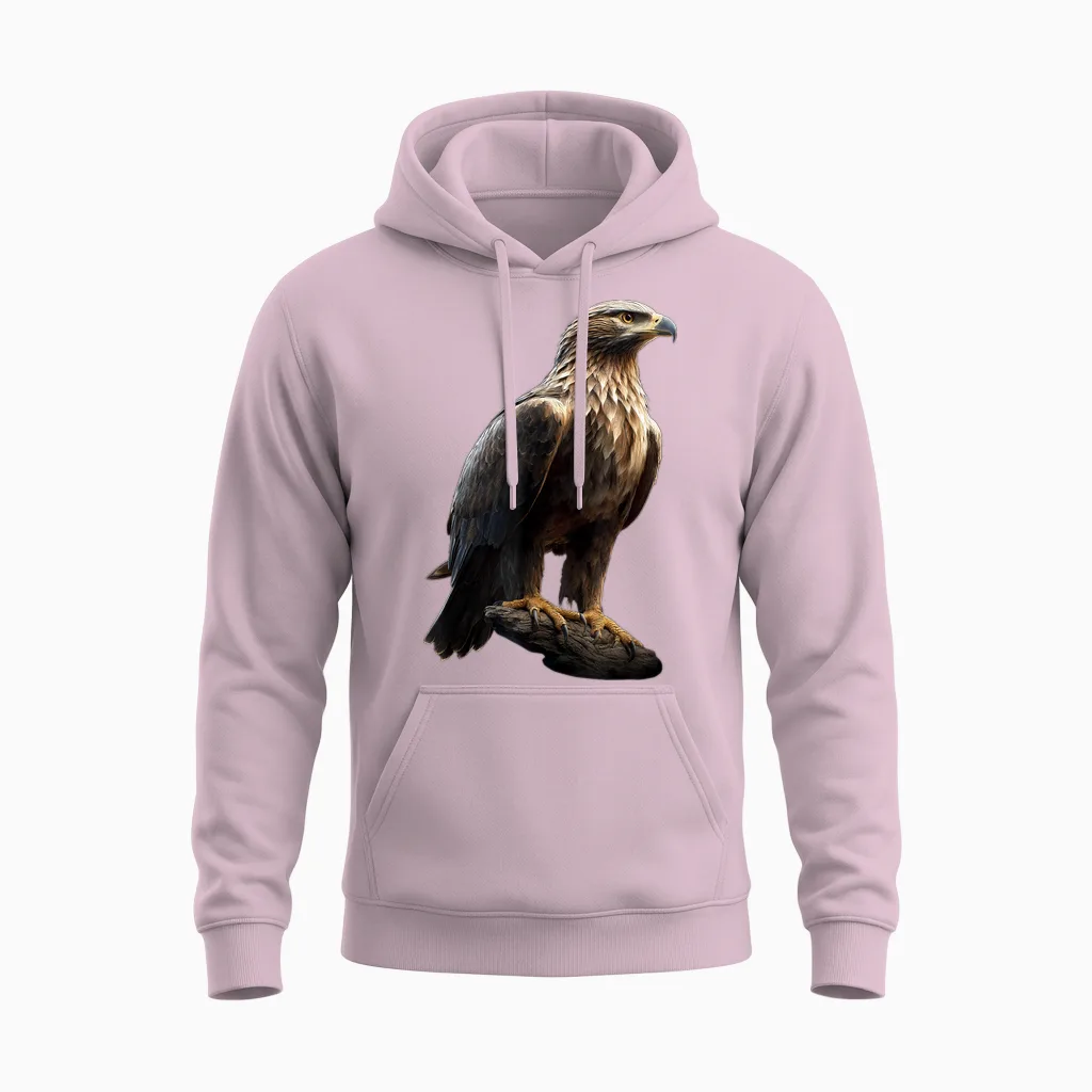 Adler Weißkopfseeadler Steinadler Seeadler Eagle Adler Unisex Hoodie in Light Pink