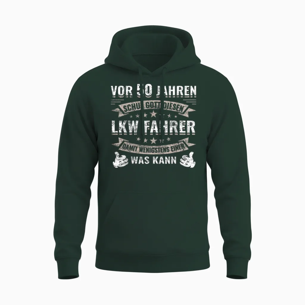 50 Jahre Fernfahrer Trucker Lkw Fahrer Geburtstag Unisex Hoodie in Forest
