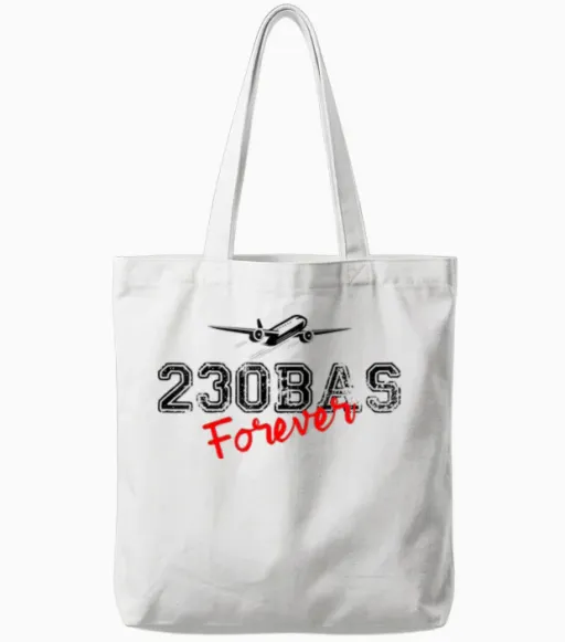 230bas Tote Bags - White