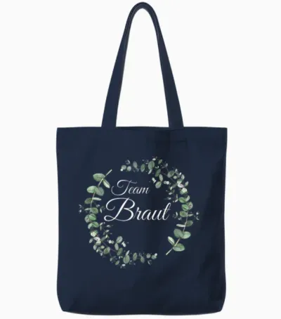 Jga Junggesellenabschied Kostüm Frauen Team Braut Tote Bags - Navy