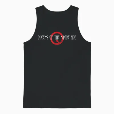 Official Stone Age Queens Q T-Shirt, Black, S Unisex Tank Top - Black