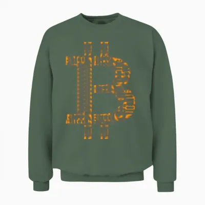 Bitcoin Michael Saylor Unisex Sweatshirt - Military Green