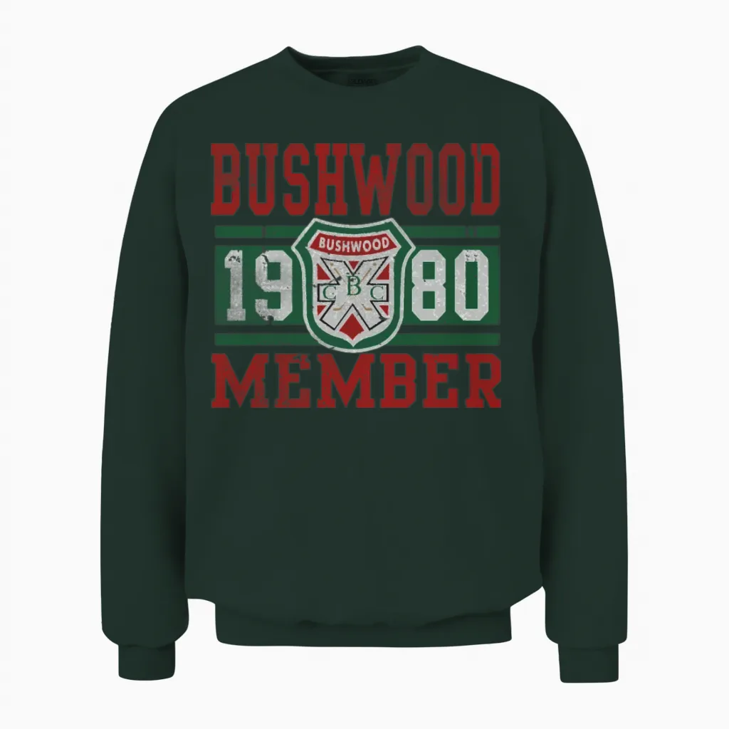 Retro Bushwood 1980 Member Unisex Sweatshirt in Forest