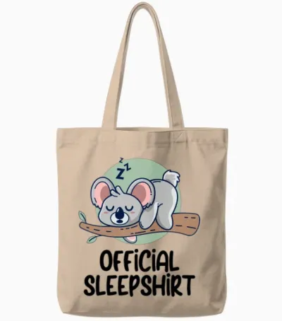 Funny Animal Shirt Funny Picture Tote Bags - Natural
