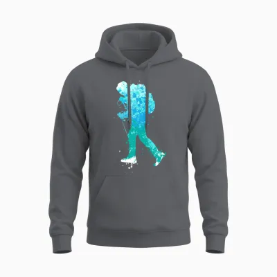 Splash Mountaineering Winter Hiking Unisex Hoodie - Charcoal