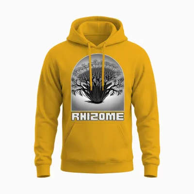 Green Getaway Unisex Hoodie - Gold
