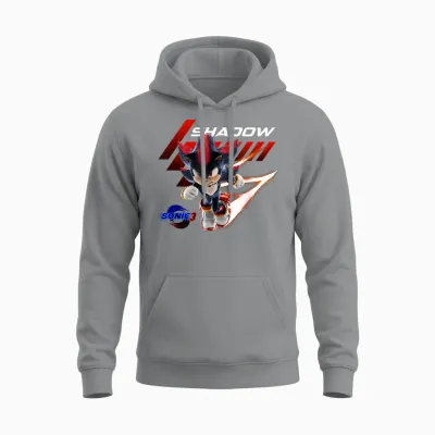 Sonic the Hedgehog 3 - Shadow Charge Unisex Hoodie - Sport Grey