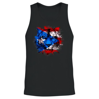 Puerto Rico Unisex Tank Top - Black