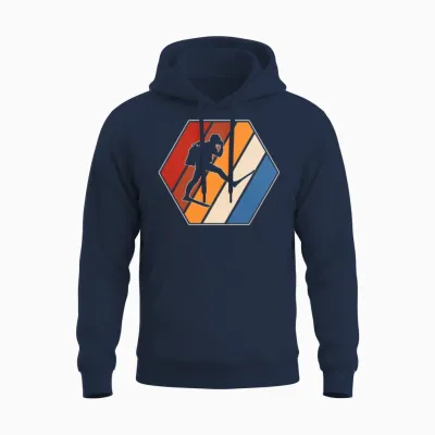 Dive Retro Unisex Hoodie - Navy