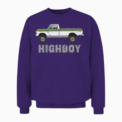 Highboy Limestone Green Unisex Sweatshirt - Purple