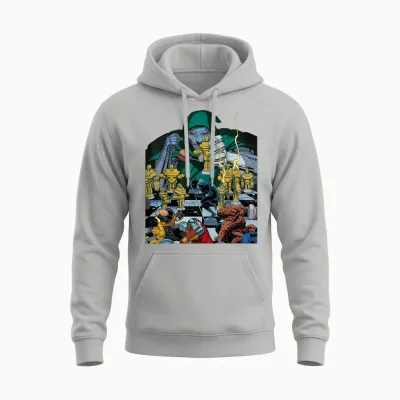 Marvel Doctor Doom Doomwar #3 Comic Cover Unisex Hoodie - Ash