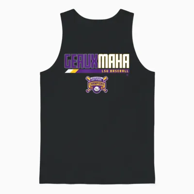 2025 National Champions Geauxmaha Unisex Tank Top - Black