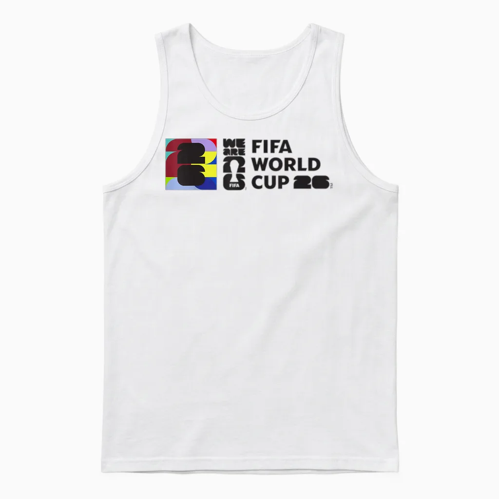 Fifa World Cup26 Event Colorblock Unisex Tank Top in White