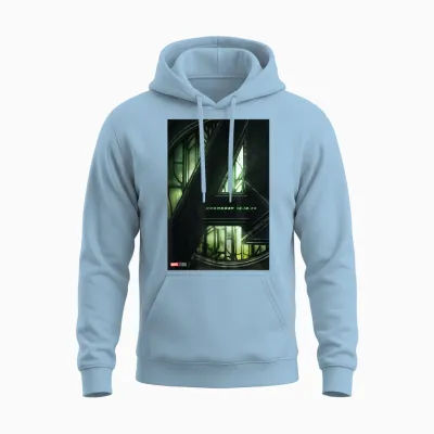 Marvel Avengers: Doomsday Movie Teaser Unisex Hoodie - Light Blue