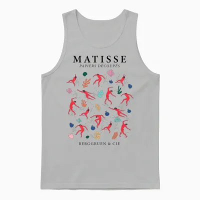 Henri Matisse the Cut Outs Work Unisex Tank Top - Ash