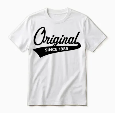 Original Since 1985 (year of Birth, Birthday / B) Unisex T-Shirt - White