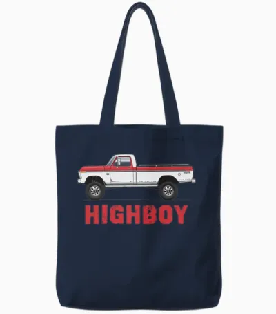 Higboy Candyapple Red Tote Bags - Navy