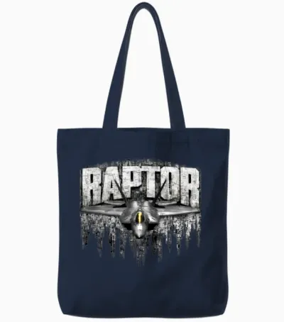 F-22 Raptor Tote Bags - Navy