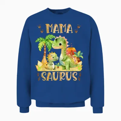Mamasaurus Muttertag Mama Dinosaurier Mama Saurus Mütter Unisex Sweatshirt - Royal