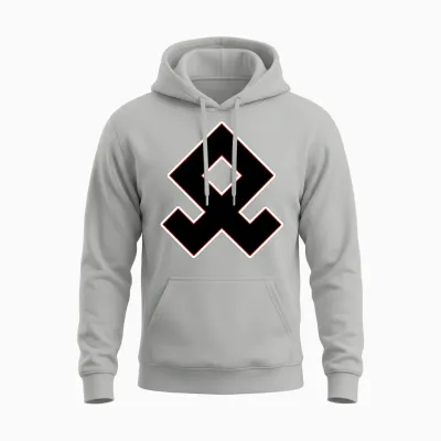 Odal Rune Unisex Hoodie - Ash