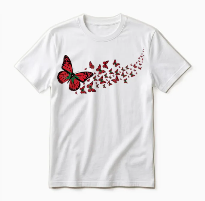 Drapeau Maroc Pride Maroc Unisex T-Shirt in White