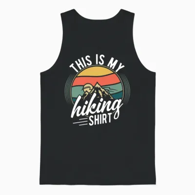 This Is My Hiking Unisex Tank Top - Black