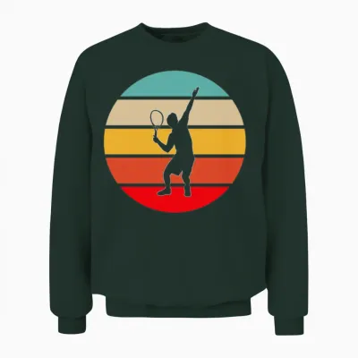 Tennis Retro Unisex Sweatshirt - Forest