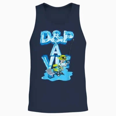 D&p for Life - Exclusive to Ufo Fishermen T-Shirt, Black, S Unisex Tank Top - Navy