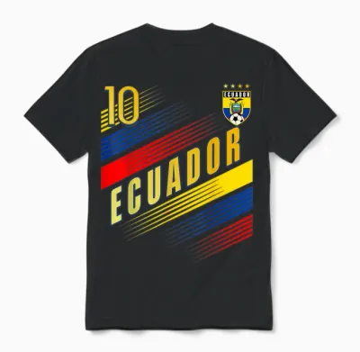 Ecuador Flagge Ecuadorian Pride Lovers Unisex T-Shirt - Black