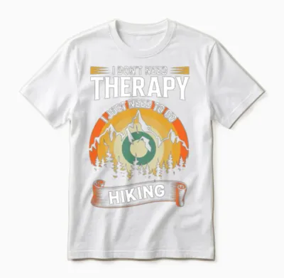 Mountain Hiking for Freedom? Unisex T-Shirt - White