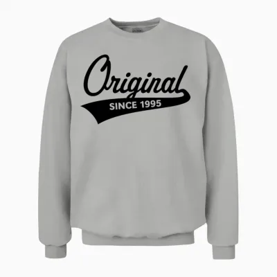 Original Since 1995 (year of Birth, Birthday / B) Unisex Sweatshirt - Ash