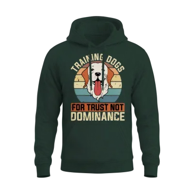 Dog Trainer Training Dogs for Trust Dog Agility Unisex Hoodie - Forest
