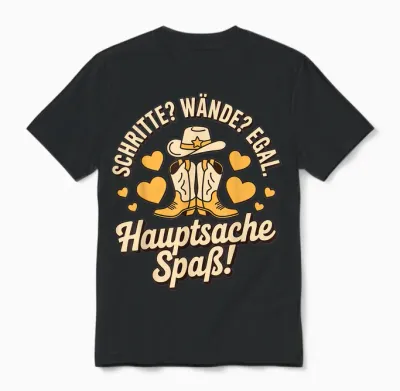 Line Dance Women's T-Shirt with Sayings Western Country Dance Dancer Unisex T-Shirt - Black