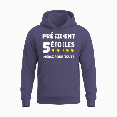 President 5 Star Thank You for All Humor Departure President Unisex Hoodie - Heather Sport Dark Navy