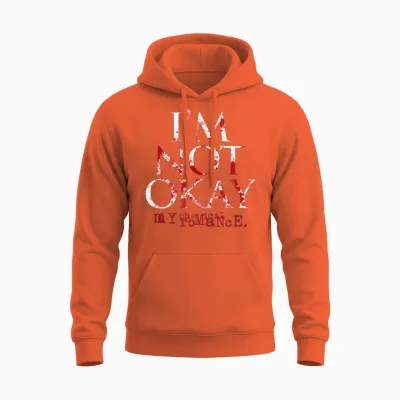 My Chemical Romance I'm Not Ok Unisex Hoodie - Orange