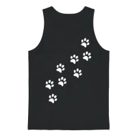 Paws | Dog Lover — Lovers Unisex Tank Top - Black – 1
