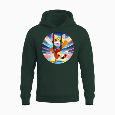 Champion Cat Wins Olympic Games Unisex Hoodie - Forest