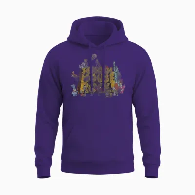 Schoolhouse Rock Classic Cartoon Show Logo Vintage Cartoon Unisex Hoodie - Purple