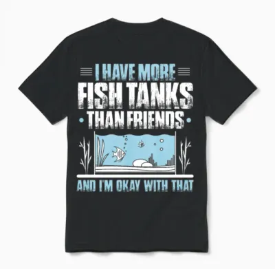 Fishkeeper Fishkeeping Aquarium Fish Tank Aquarist Unisex T-Shirt - Black