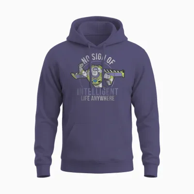Disney Pixar Toy Story Buzz Lightyear Intelligent Life Unisex Hoodie - Heather Sport Dark Navy