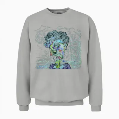 Man Thinking Unisex Sweatshirt - Ash
