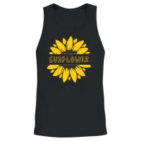 Sunflower Unisex Tank Top - Black – 2